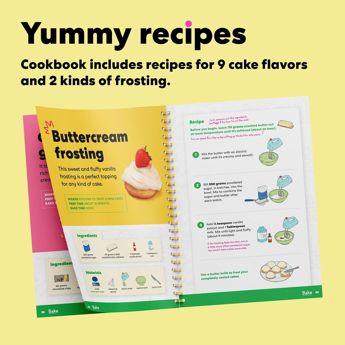 KiwiCo Science of Cooking Bundle: Ice Cream & Mini Cakes Kits, Ages 5+