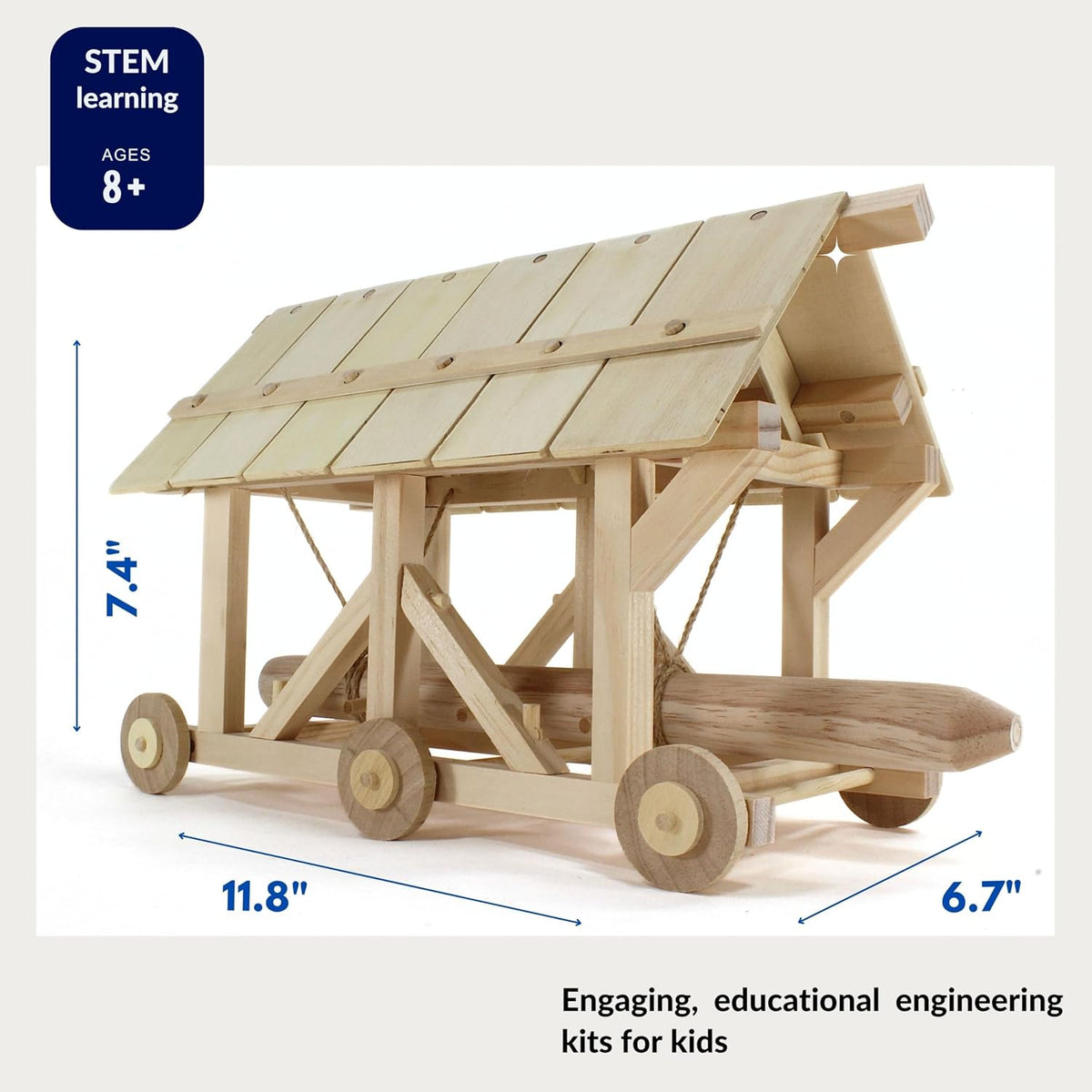 Pathfinders Roman Battering Ram Engineering Kit (Ages 9+)