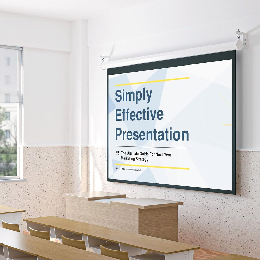 WALI Universal Projector Screen Ceiling Mount, Holds up to 66 lbs