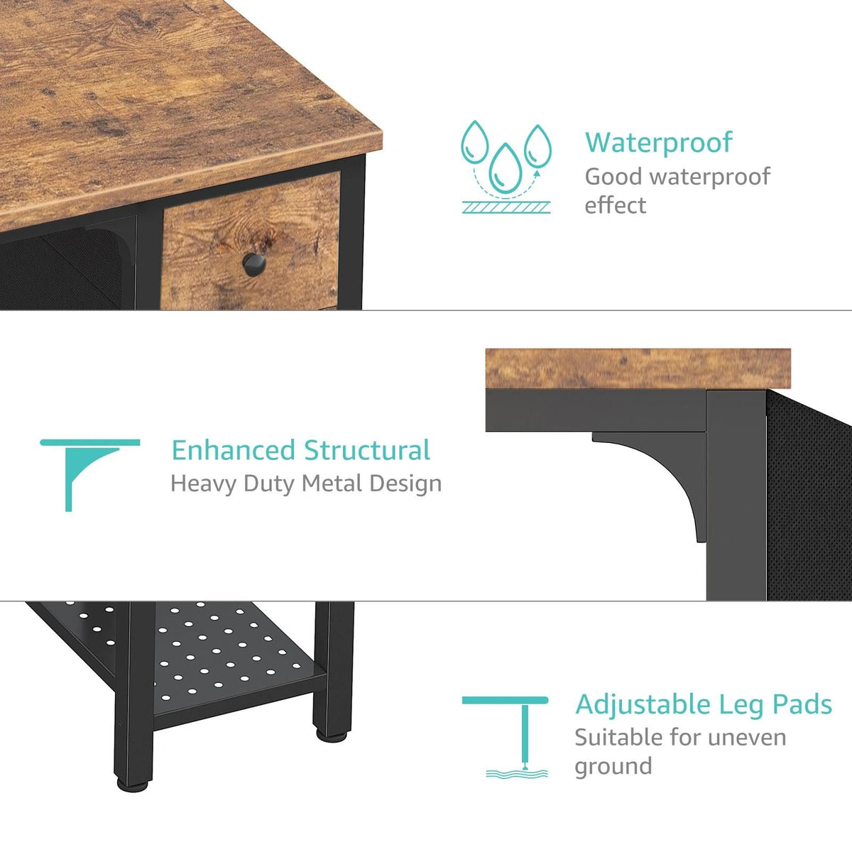 Lufeiya 40-Inch Student Desk with Drawers