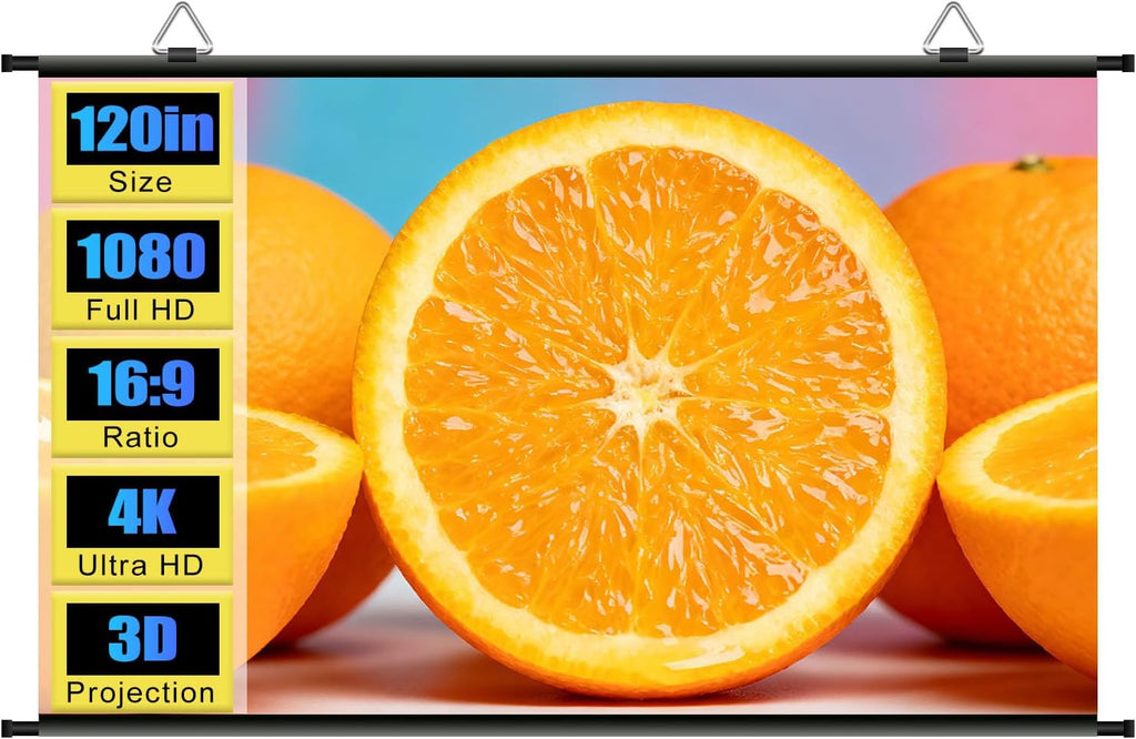 120 inch Projector Screen, ALR Projection Screen for Indoor Outdoor