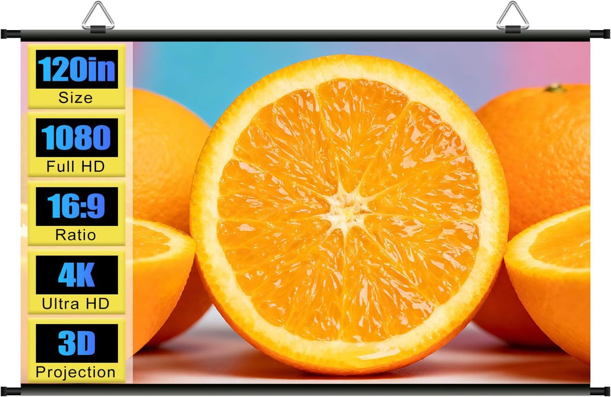 120 inch Projector Screen, ALR Projection Screen for Indoor Outdoor