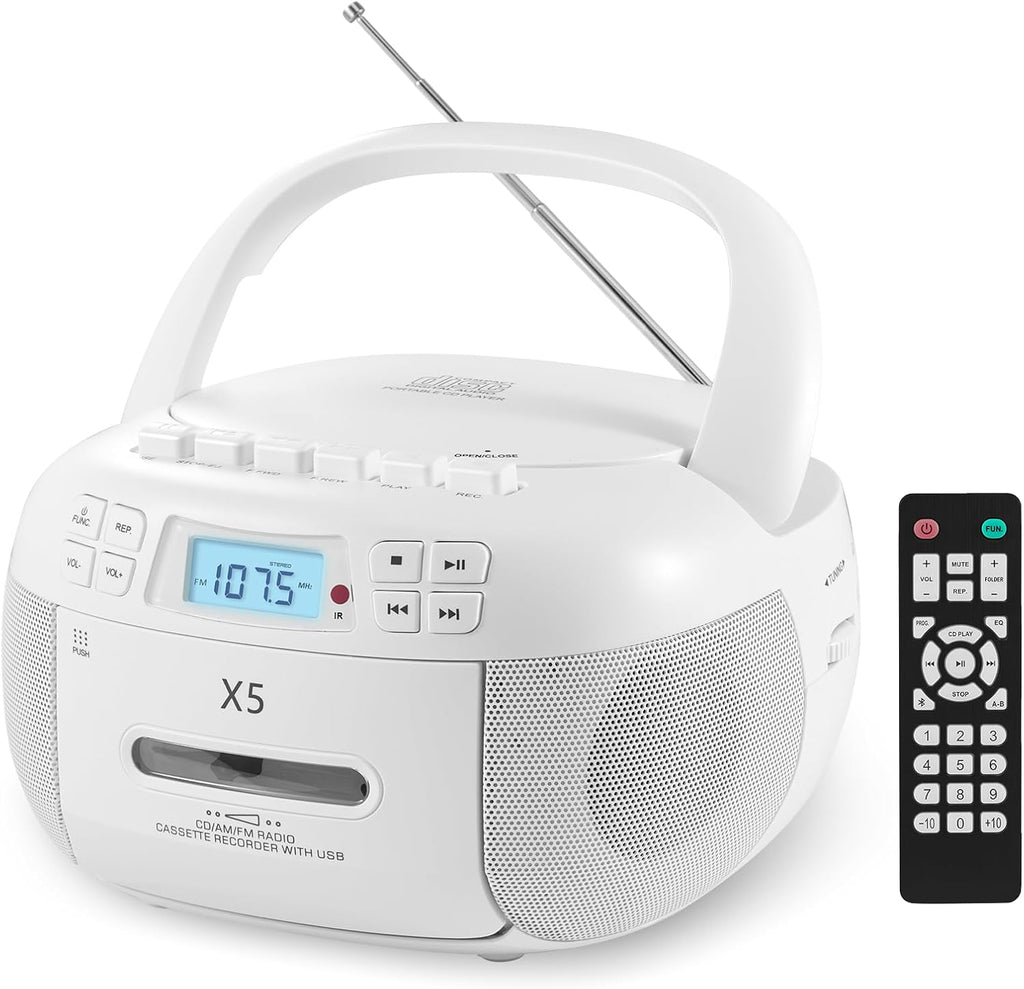 G Keni CD & Cassette Boombox for Learning (K–12)