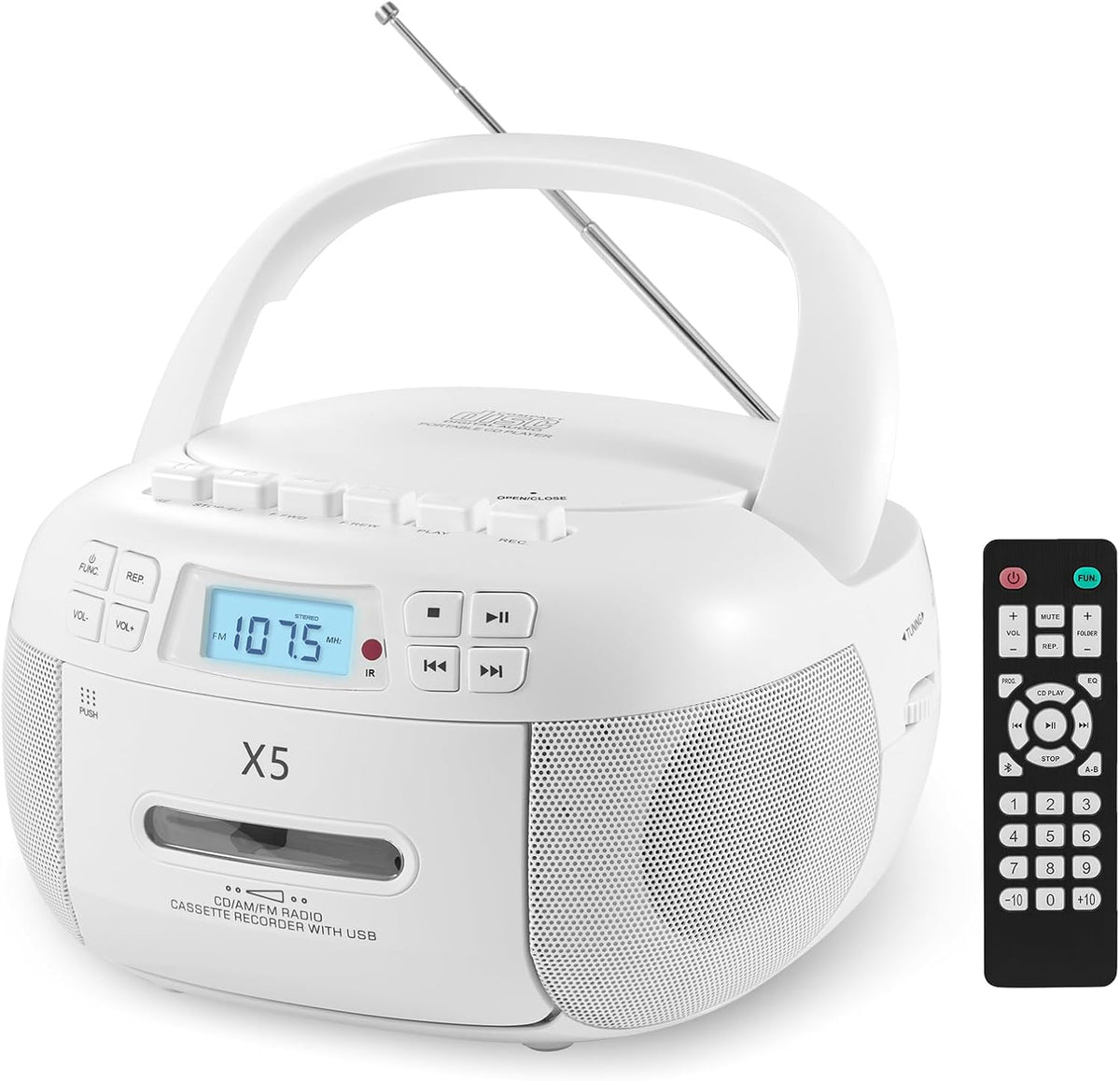 G Keni CD & Cassette Boombox for Learning (K–12)
