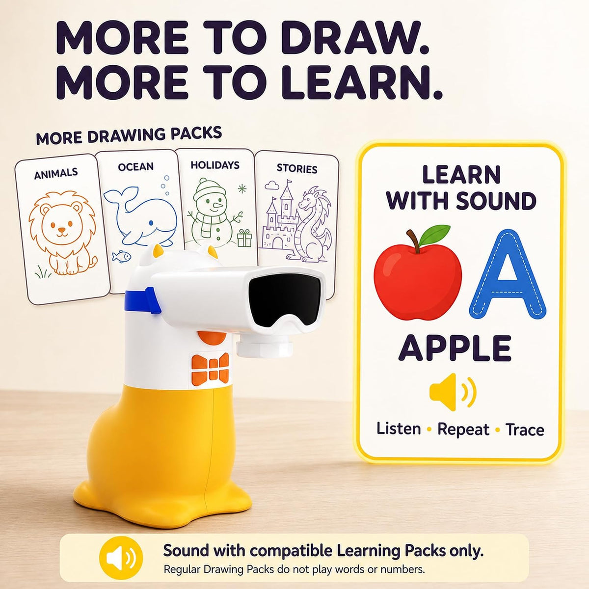 AI Drawing Projector for Kids, Birthday Gift Toy, Ages 5-12