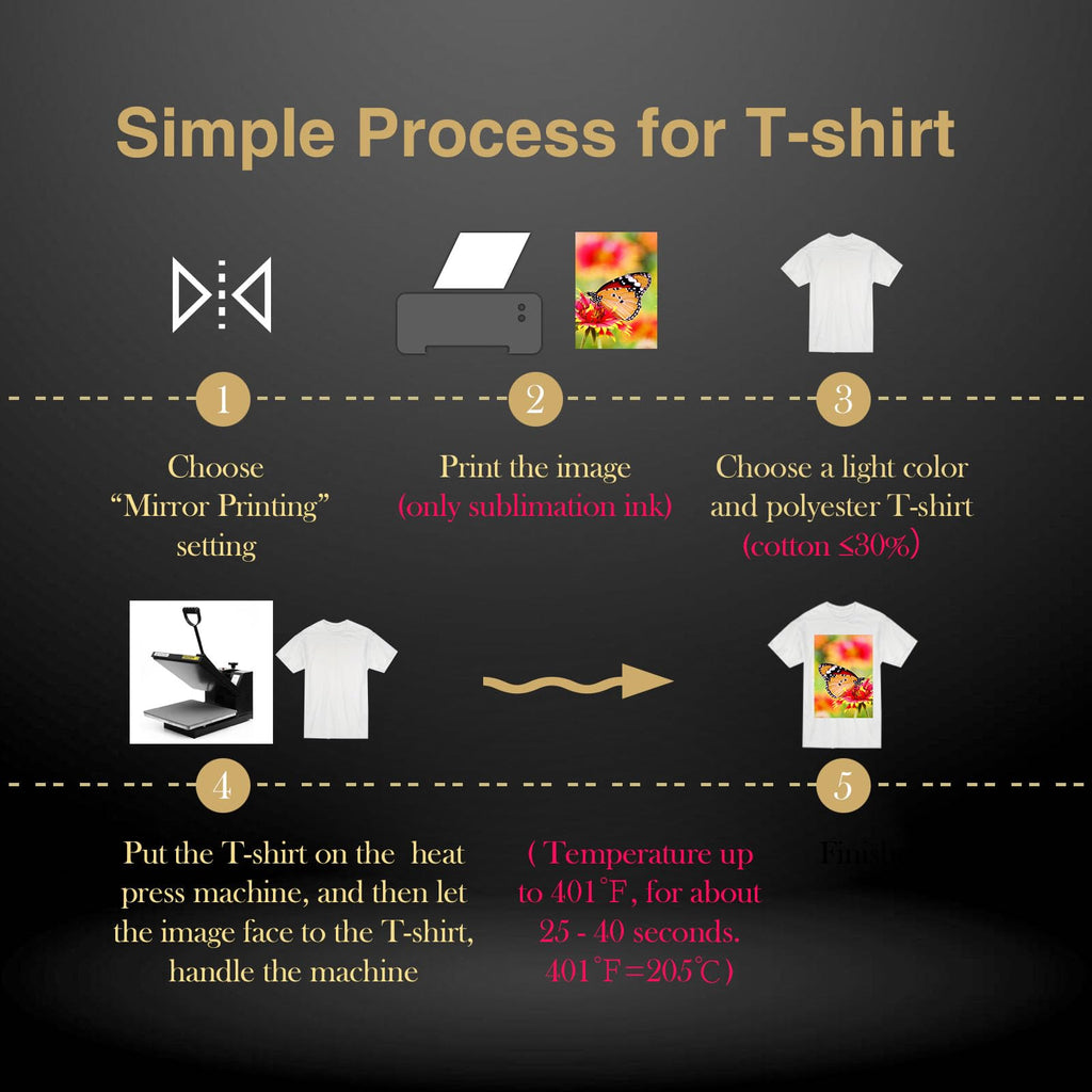 A-SUB Sublimation Paper 8.5x11 Inch 110 Sheets 125g