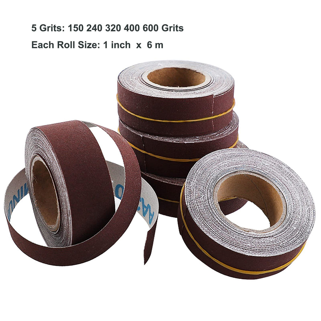 Emery Cloth Roll, 6M, 4 Rolls
