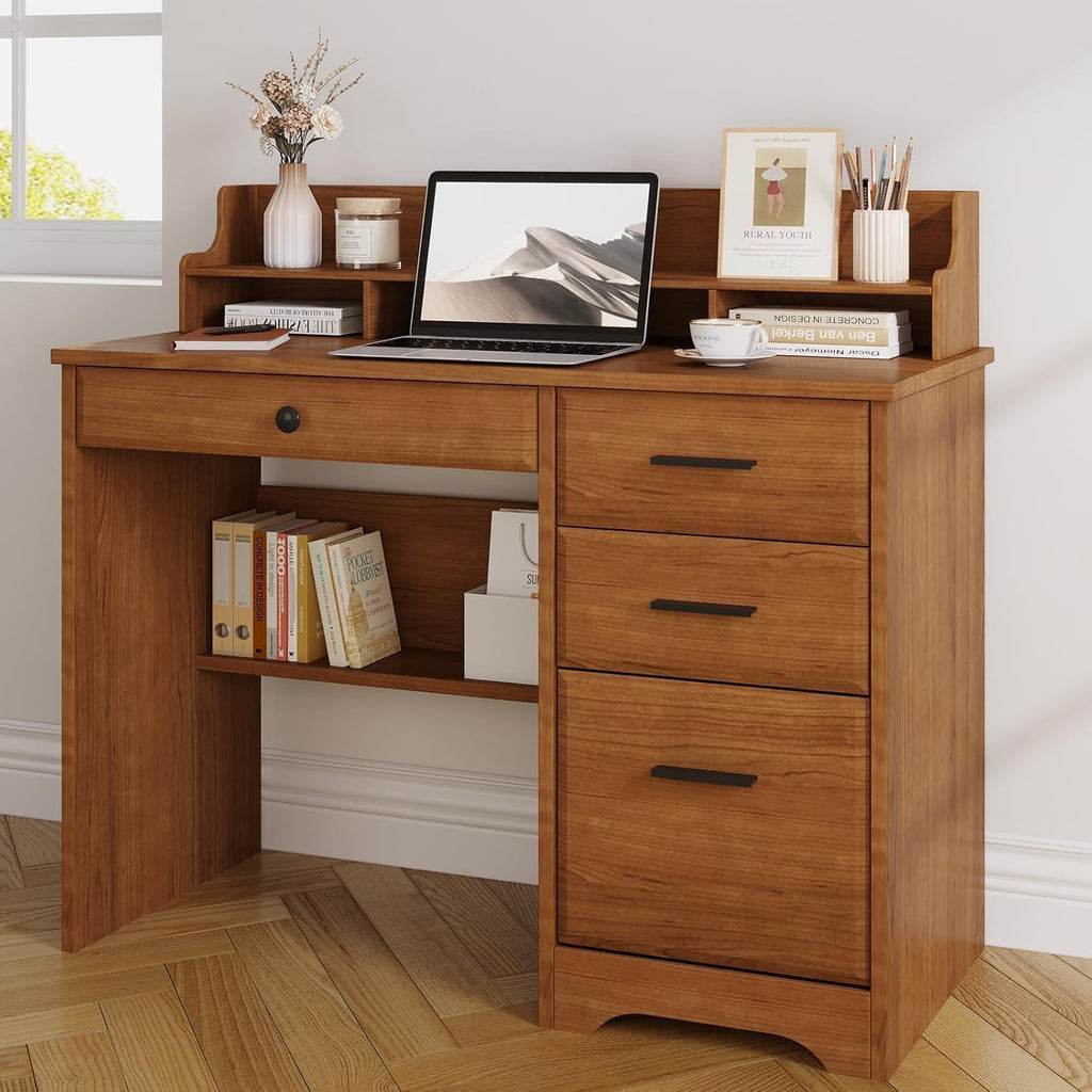 4 EVER WINNER 44-Inch Student Desk with Drawers