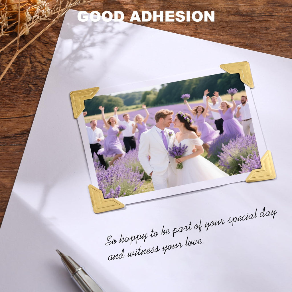 360 Pcs Photo Corners Self Adhesive, Scrapbooking Photo Mounting Corners, Black Photo Mounting Corners for DIY Scrapbook, Photo Album, Memory Books, Picture Frames by CHIALLCO