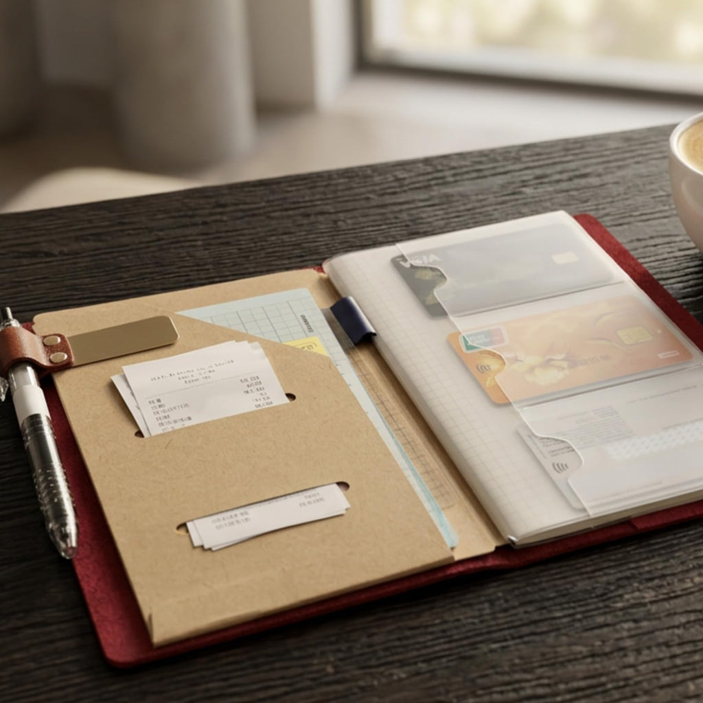 2PACK A5 Size Travelers Journal Notebook Accessories Inserts Kit