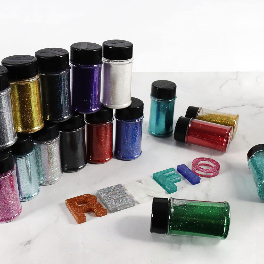 Renfio: Ultra Fine Glitter Powder, 2.11 oz (60g) – Metallic & Holographic