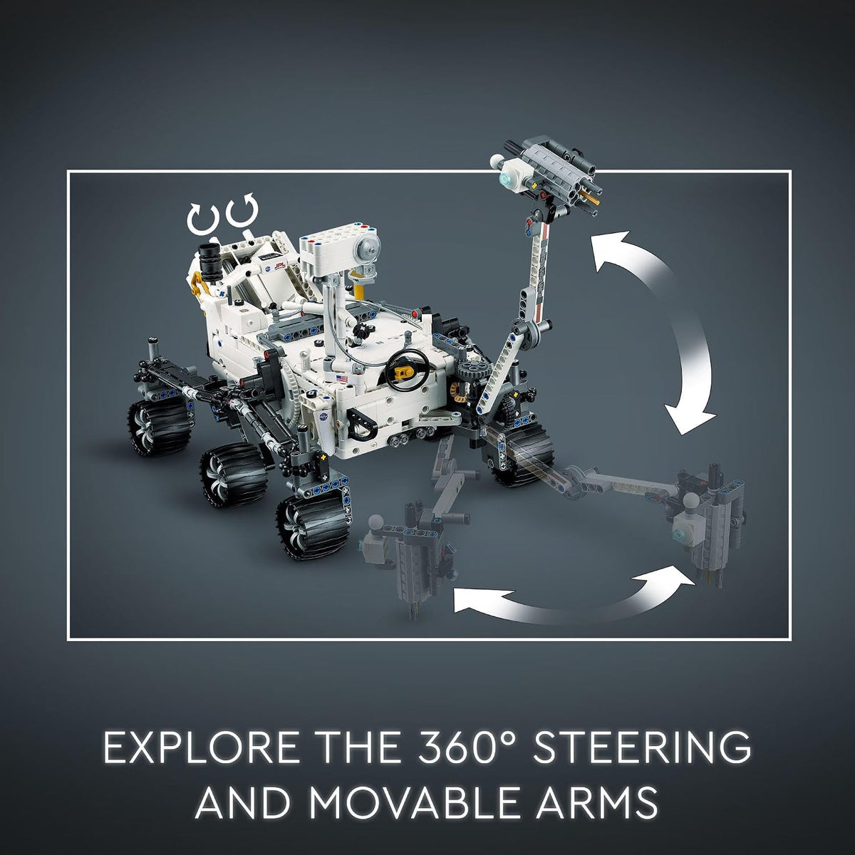 LEGO Technic NASA Mars Rover Perseverance Building Toys - STEM Model Kit for Boys & Girls, Ages 10+ Years - Gifts for Birthdays - Detailed Set for Display - 42158