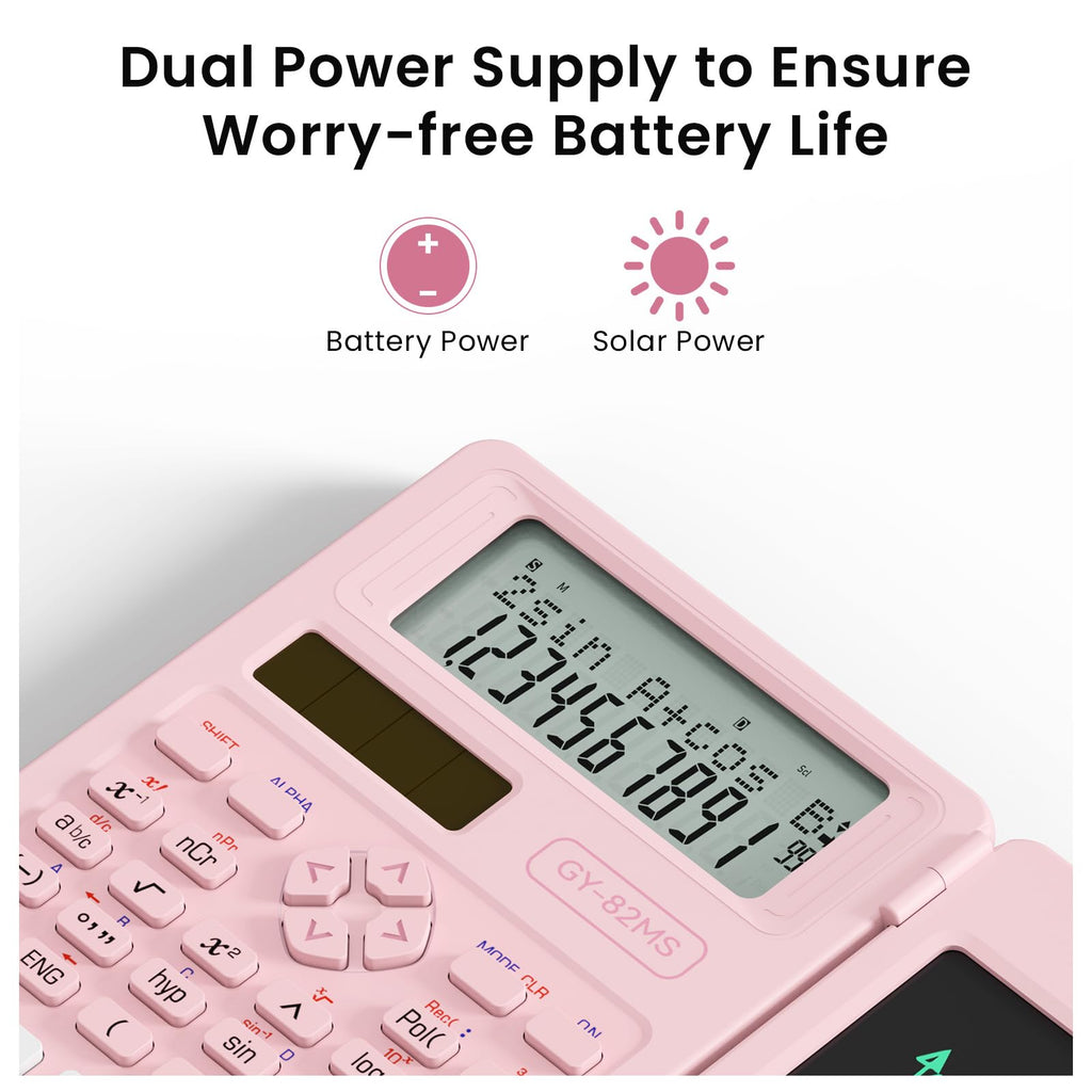 ROATEE 991ES MAX Scientific Calculator with Notepad