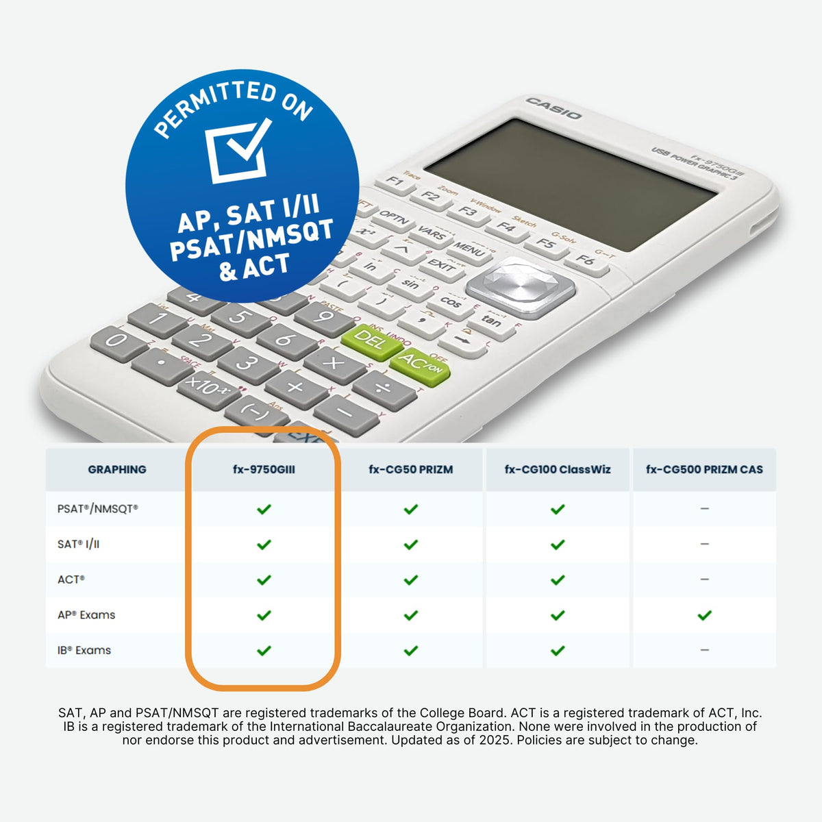 Casio fx-9750GIII Graphing Calculator