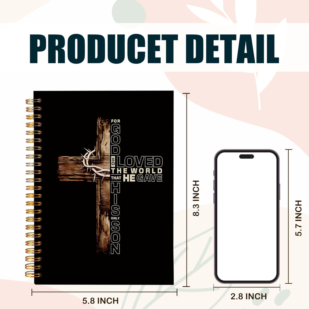 Shark Bible Notebooks for Note Taking, Shark Gifts, Shark Christian Office Supplies, Christian Journaling Notebook, Scripture Journals for Writing, Prayer Journal for Woman 5.5x8.3