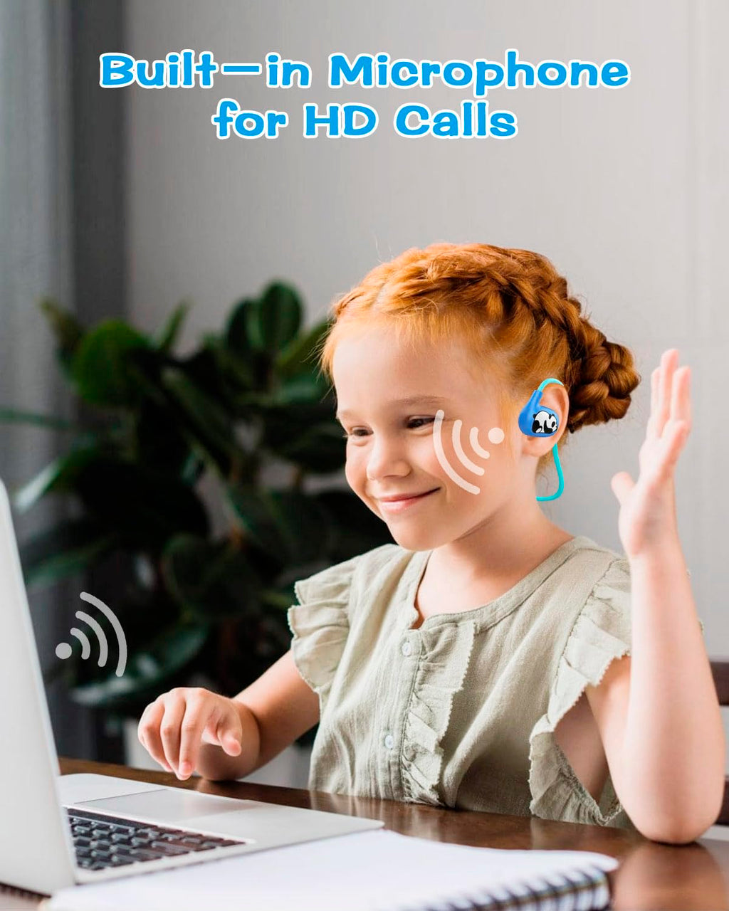 BANIGIPA Kids Headphones, Open Ear Headphones for Teens Child Boys Girls