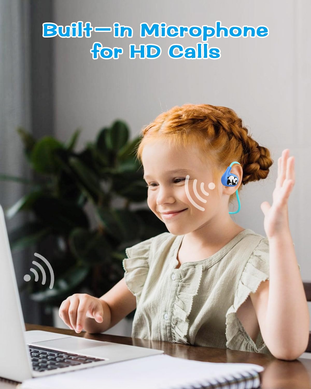 BANIGIPA Kids Headphones, Open Ear Headphones for Teens Child Boys Girls