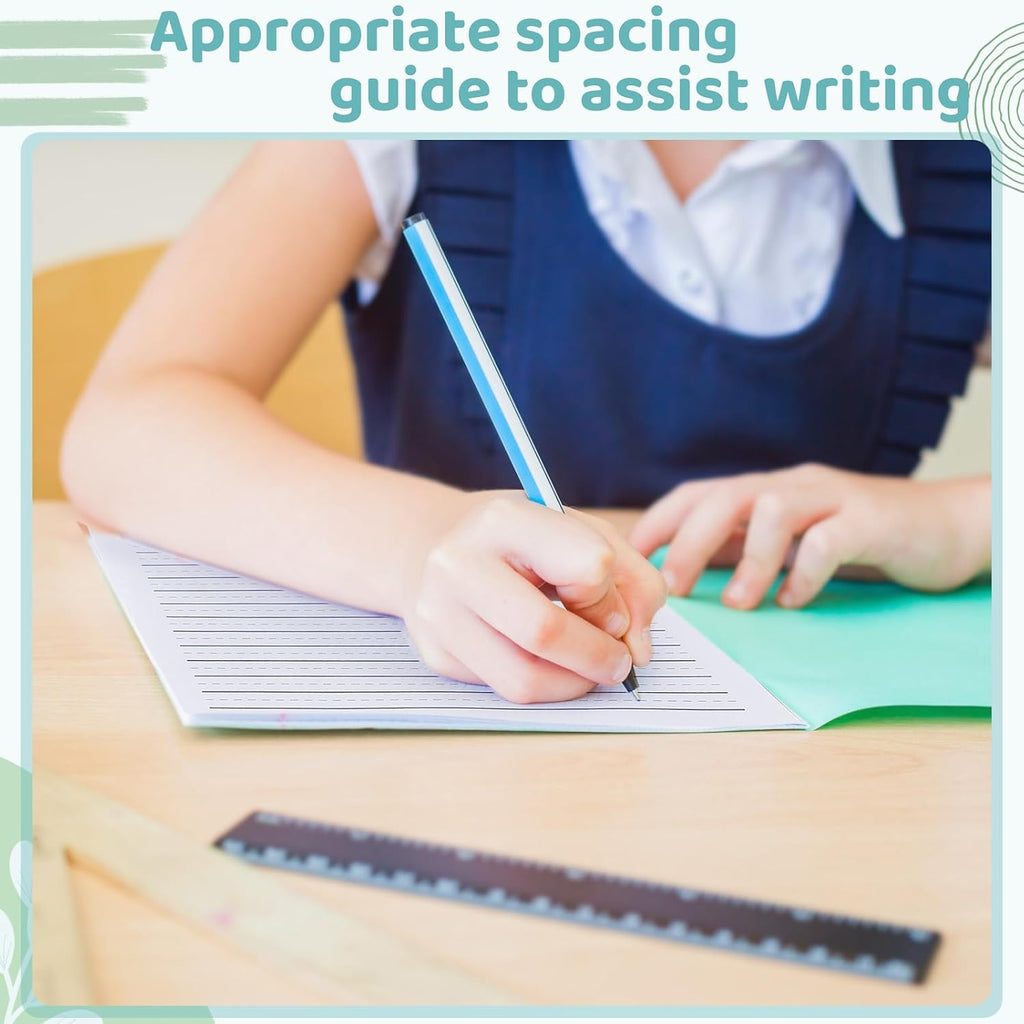 Yeaqee Raised Ruled Portrait Handwriting Paper for Kid Practice, 120 Sheets