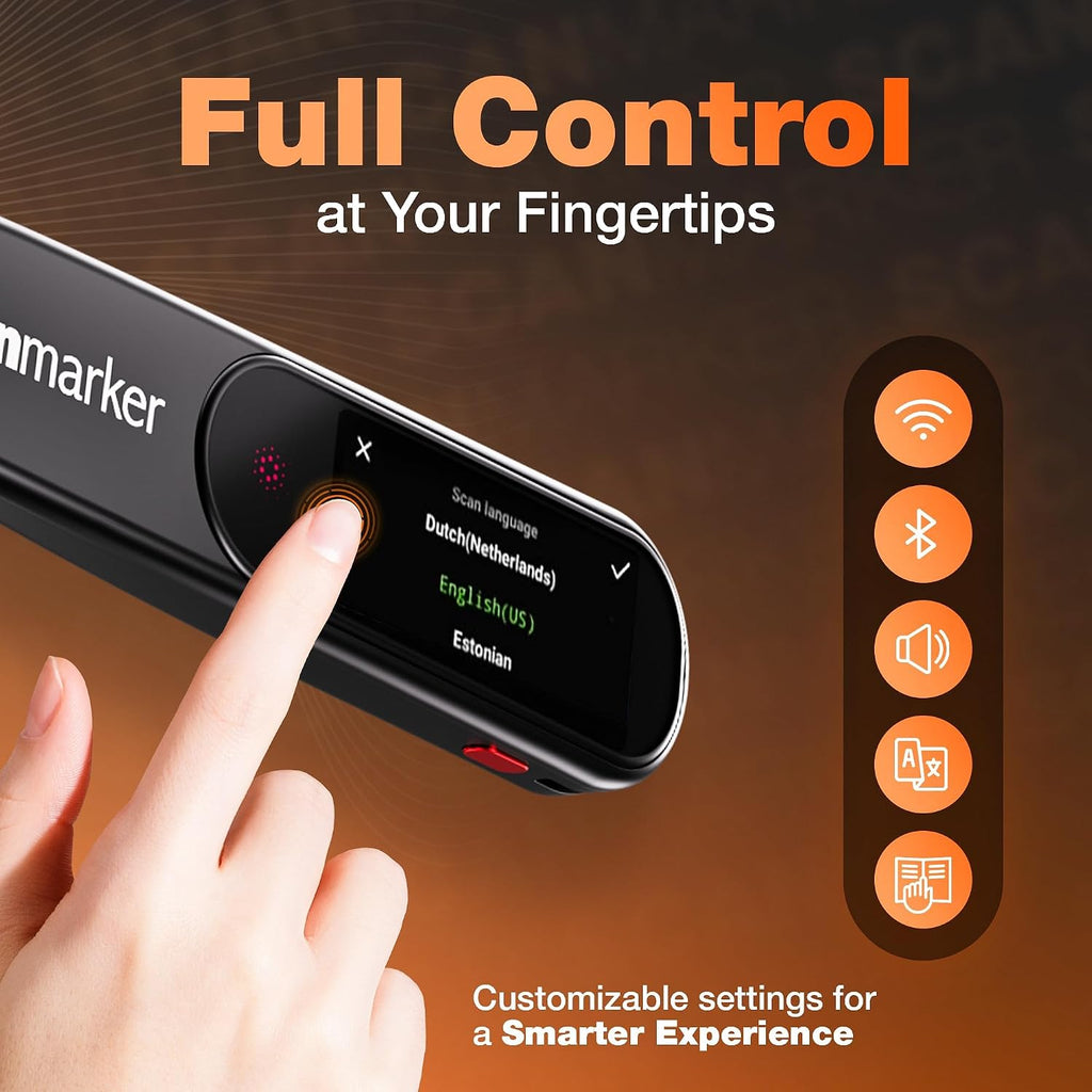Scanmarker Pal - Translation Pen & Reading Pen for Language Learners, Dyslexia & Learning Difficulties | Translator Pen for 100+ Languages