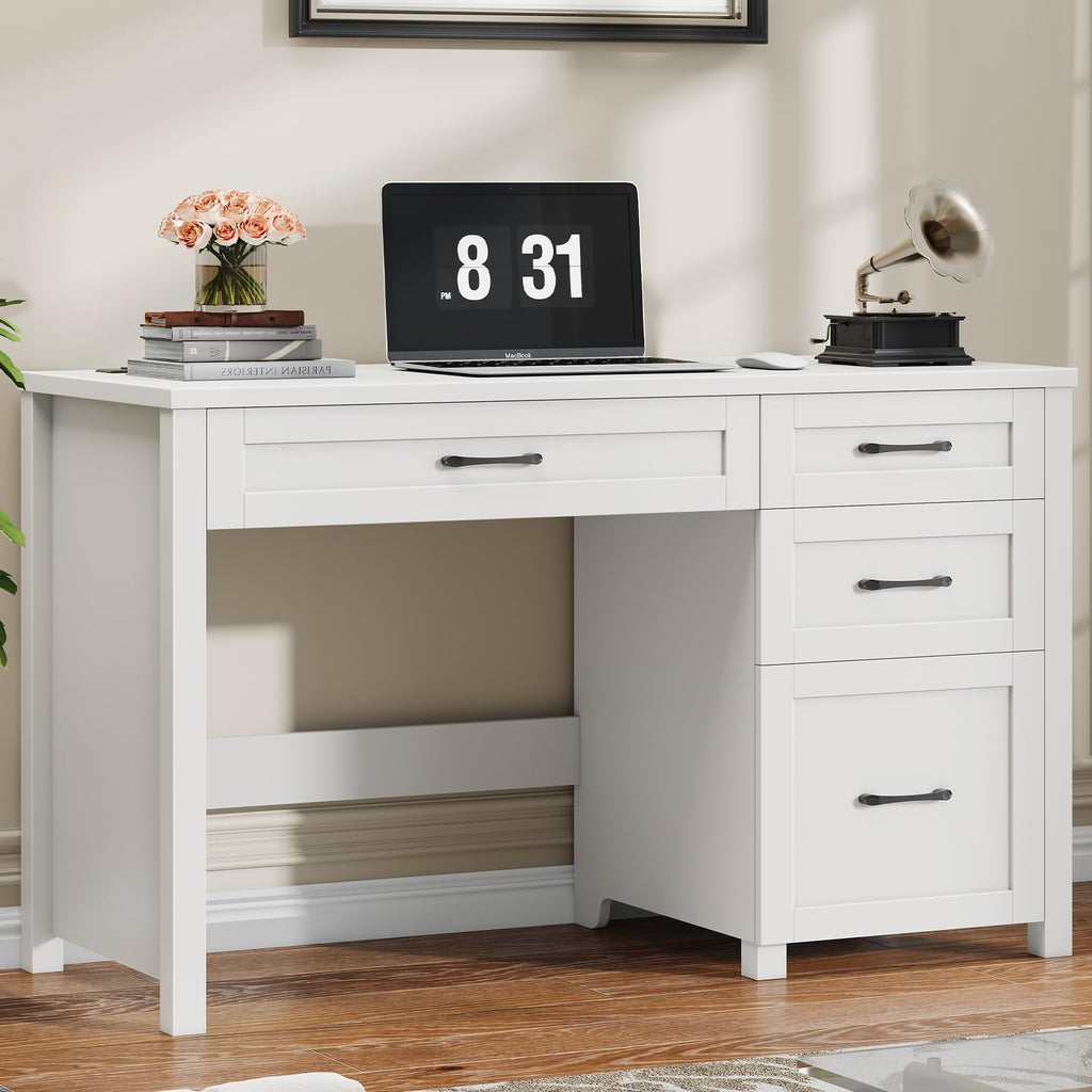 Vabches 47-Inch Student Desk with Drawers