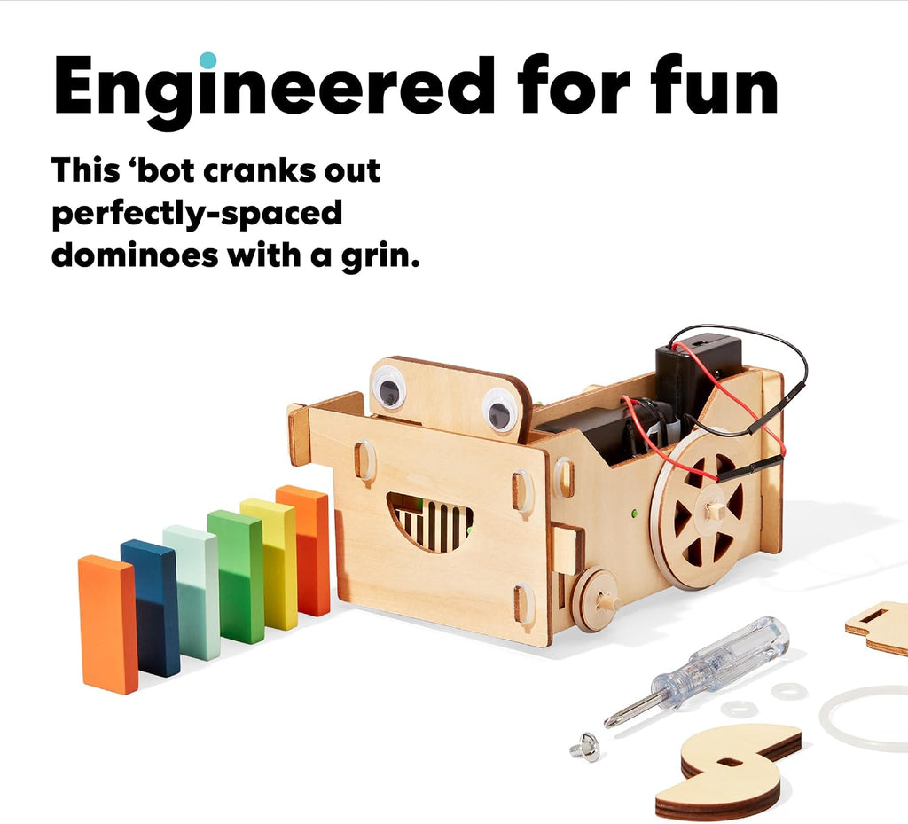 KiwiCo STEM Robotics Bundle – Domino Machine + Jumping Robot Kits, Ages 9+