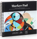 50 Sheets Marker Paper Pad, 7.6 × 7.6 in, 120gsm Alcohol Marker Paper