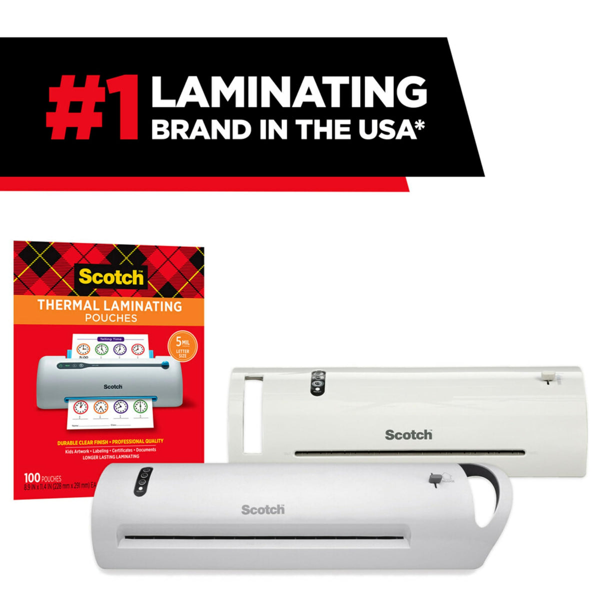 Scotch: Letter Size Thermal Laminating Pouches