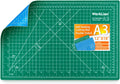 WORKLION 12" x 18" Art Self Healing PVC Cutting Mat, Double Sided, Gridded Rotary Cutting Board for Craft, Fabric, Quilting, Sewing, Scrapbooking Project……