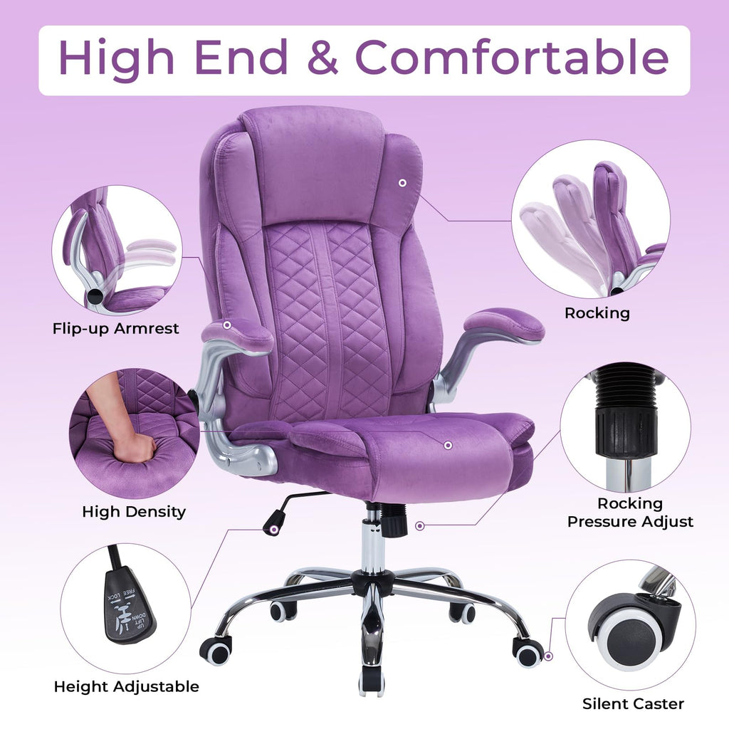 HESL 350 lb High-Back Executive Desk Chair (Multiple Colors)