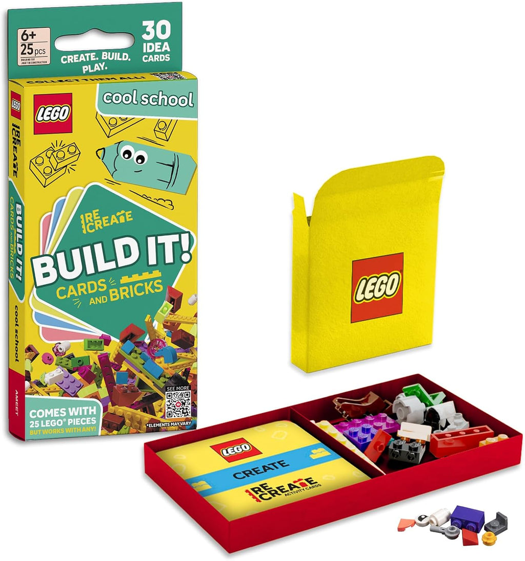 LEGO Books: ReCreate Activity Cards (Ages 6+, Choose a Theme)