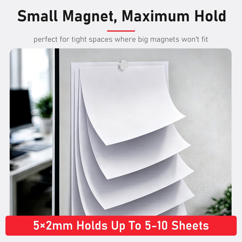 350Pcs Magnets for 3D Printing, Rare Earth Magnets for Crafts