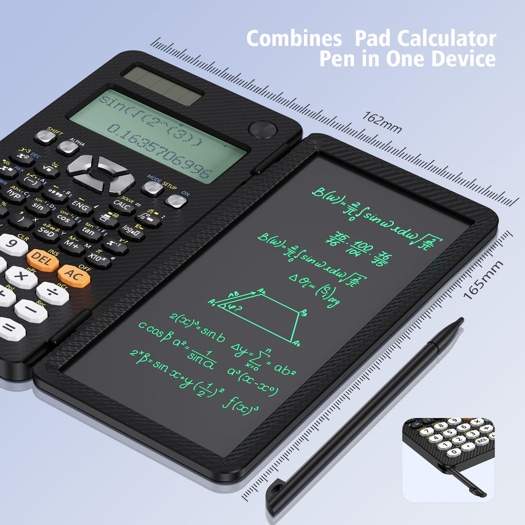 ROATEE 991ES MAX Scientific Calculator with Notepad