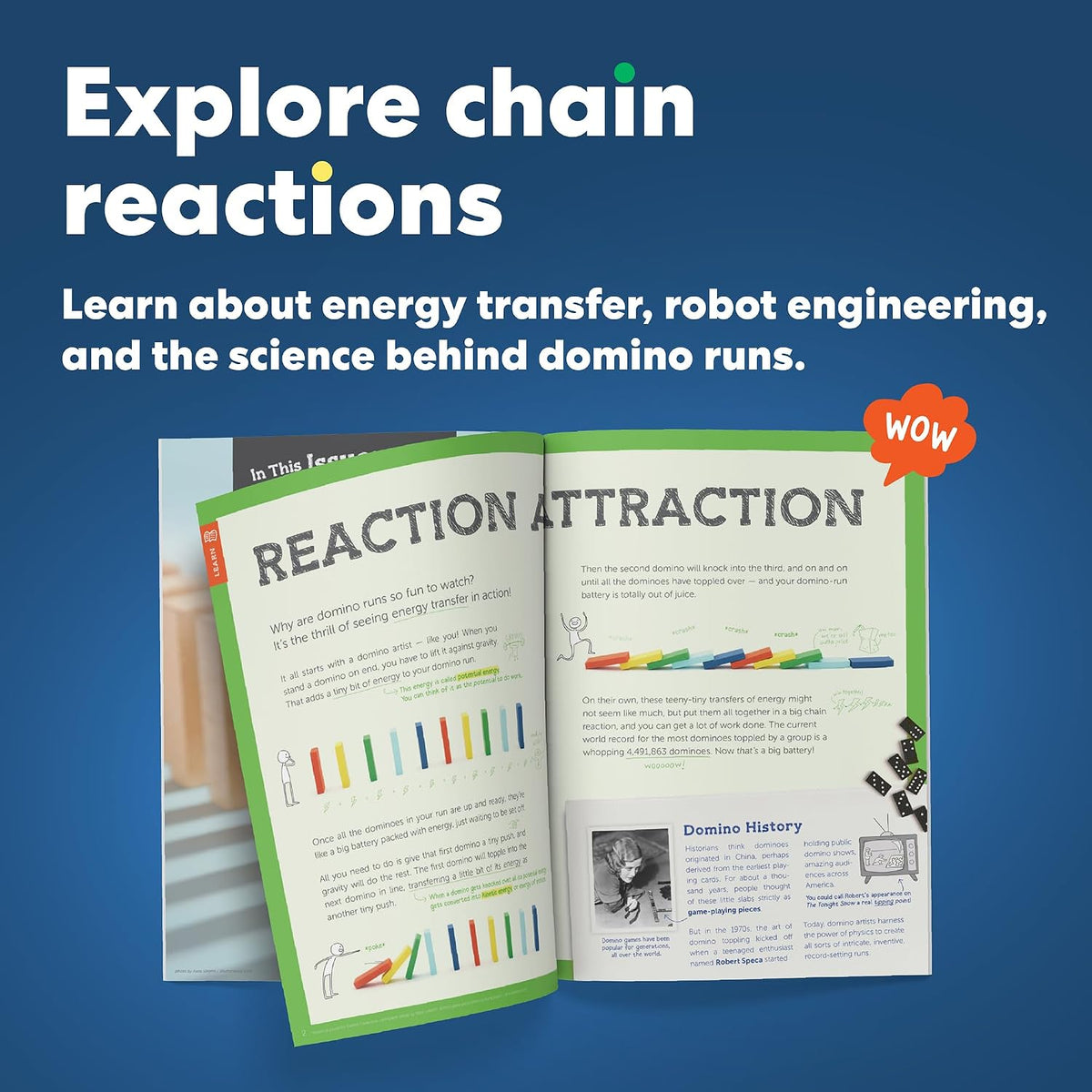 KiwiCo STEM Robotics Bundle – Domino Machine + Jumping Robot Kits, Ages 9+