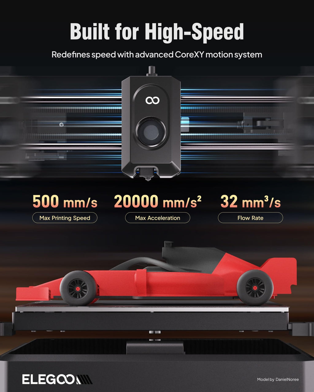 ELEGOO Neptune 3 Pro 3D Printer, Quick Assembly with Auto Leveling