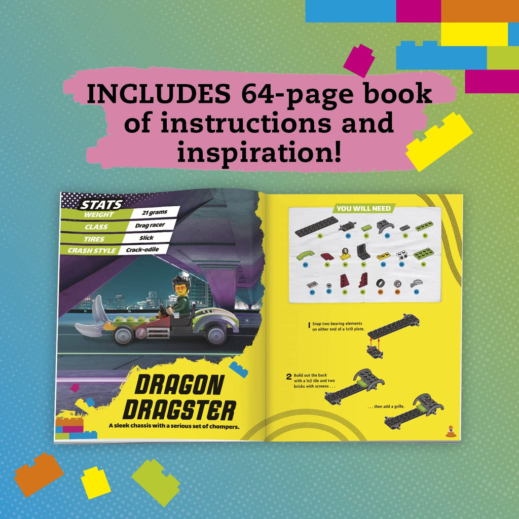 Klutz: LEGO Race Cars STEM Activity Kit (Ages 8+)