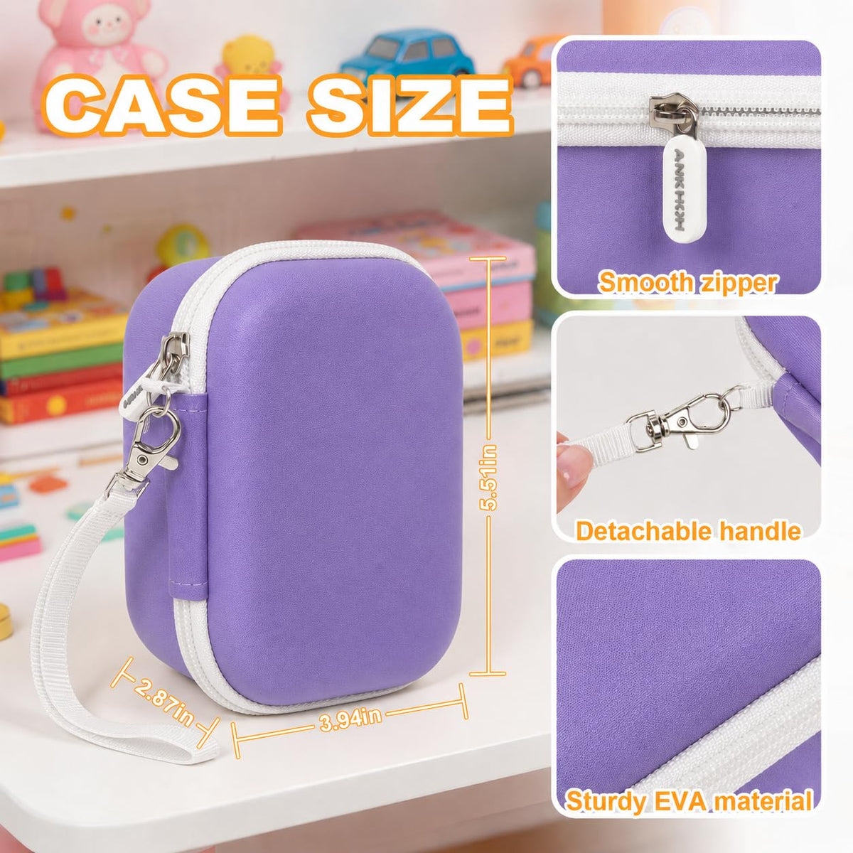 ANKHOH: Handheld Digital Microscope Carrying Case for Kids (Case Only)