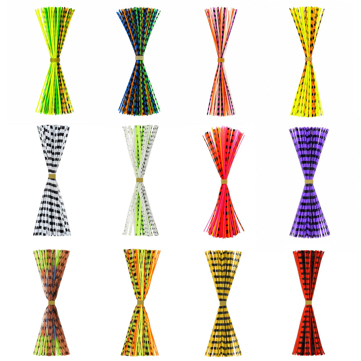 Silicone Skirt & Legs Fly Tying Material (Multi-Color Pack)