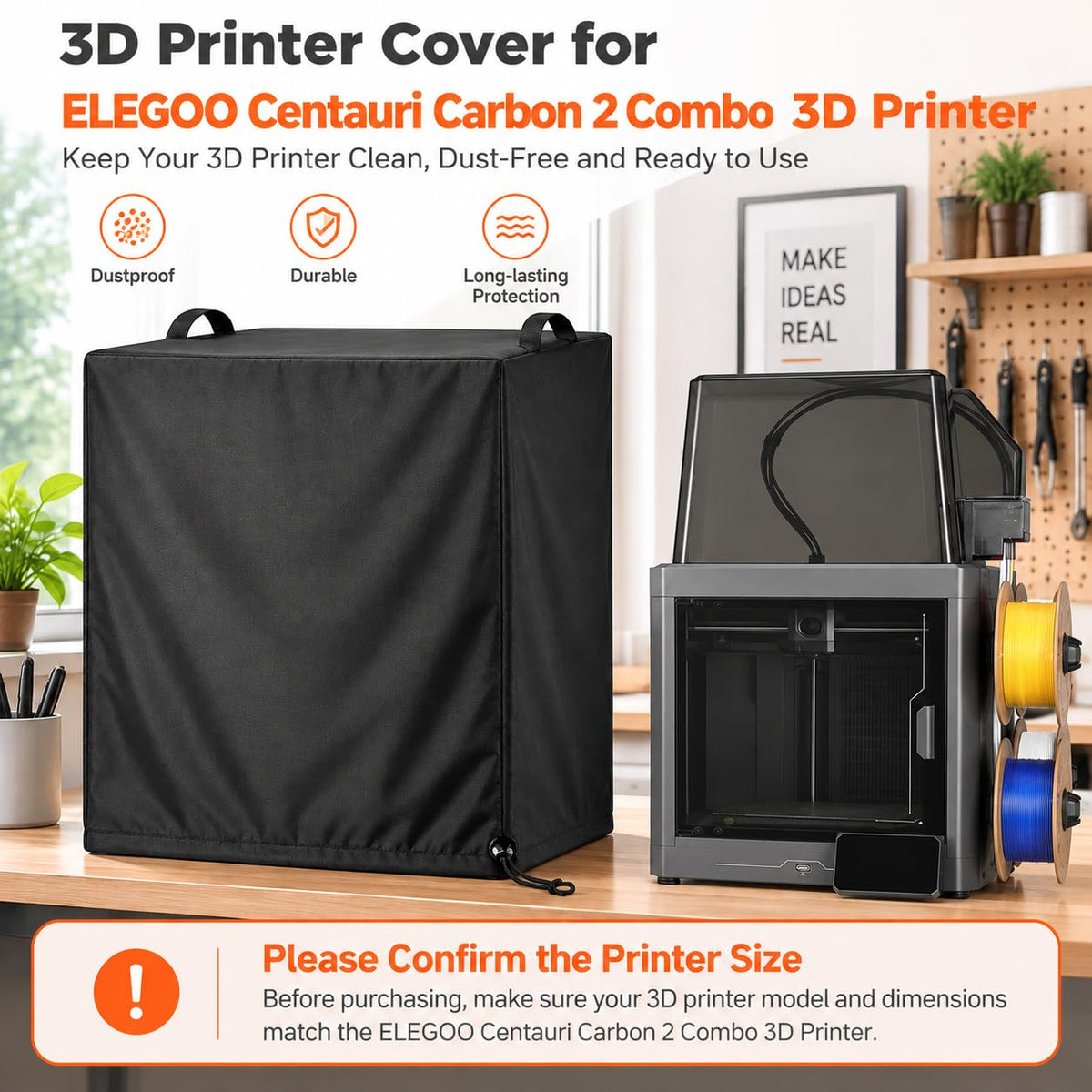 3D Printer Cover for FLASHFORGE 5M,3D Printer Dust Cover