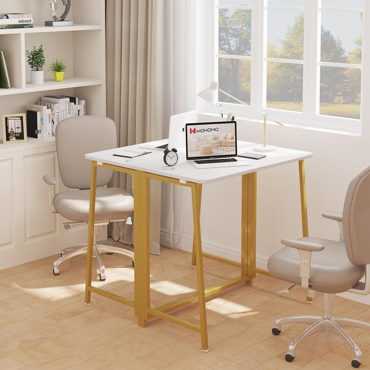 WOHOMO Folding Student Desk