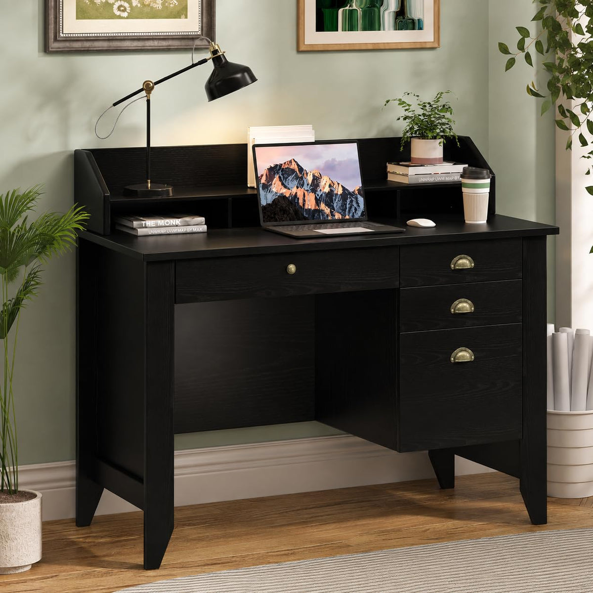 4 EVER WINNER 47-Inch Student Desk with Drawers