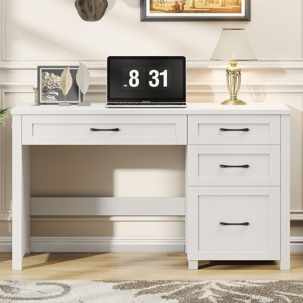 Vabches 47-Inch Student Desk with Drawers