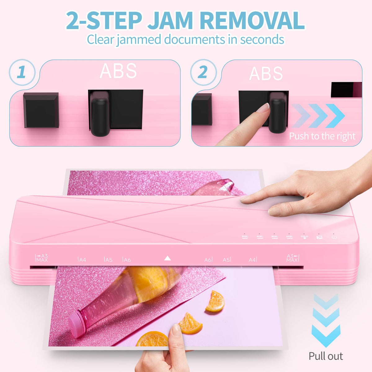 Crenova: 13" Touchscreen Laminator with 6 Lamination Modes