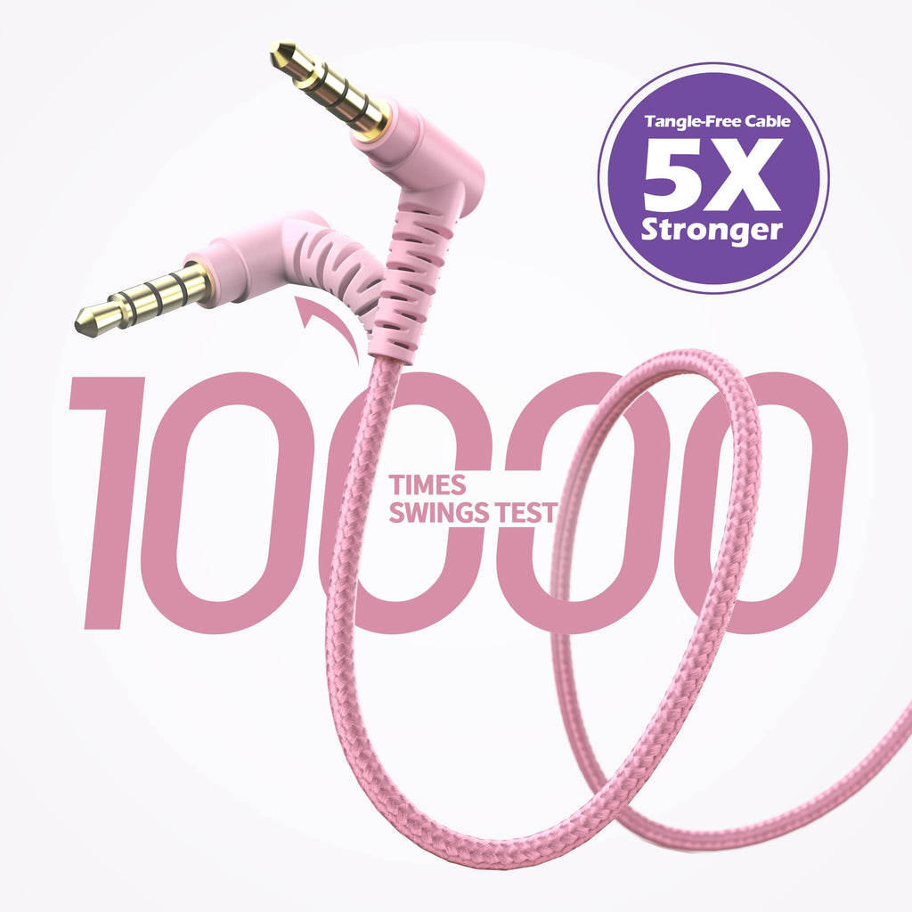 AILIHEN I35 Kids Headphones for School with Mic, 93dB Volume, Green Purple