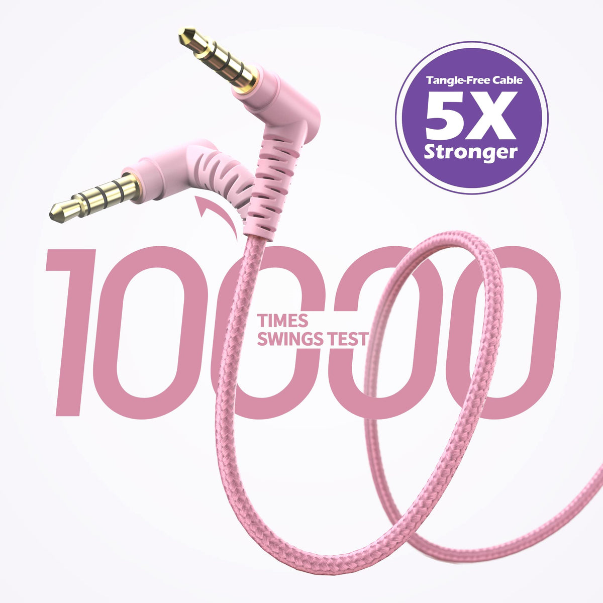 AILIHEN I35 Kids Headphones for School with Mic, 93dB Volume, Green Purple