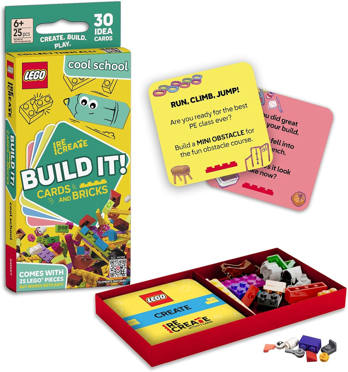 LEGO Books: ReCreate Activity Cards (Ages 6+, Choose a Theme)