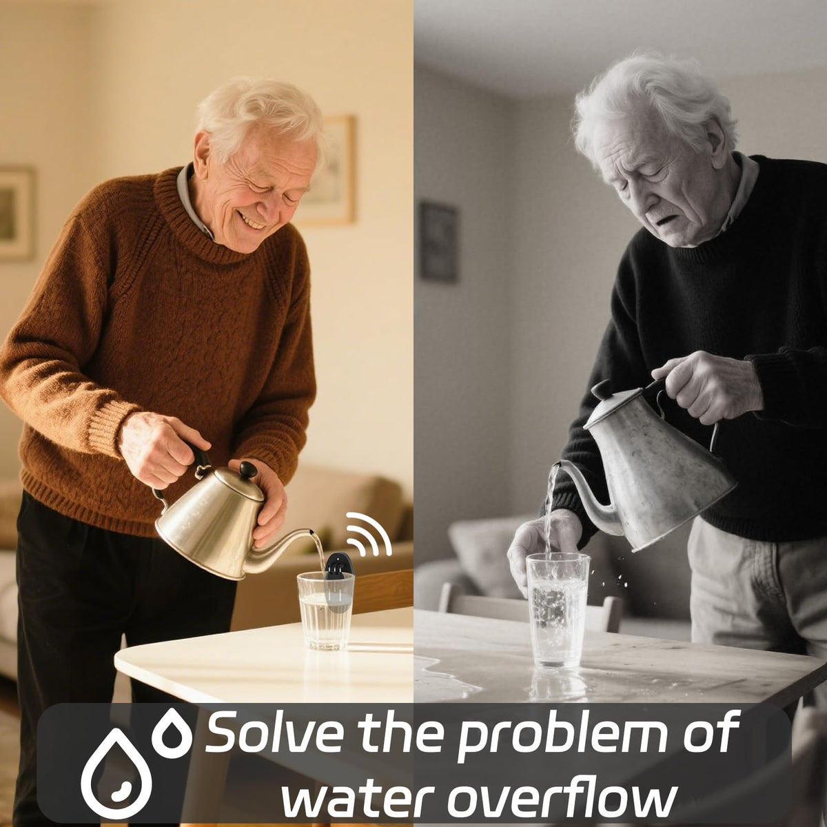 Liquid Level Indicator with Loud Audible Alarm for Visually Impaired