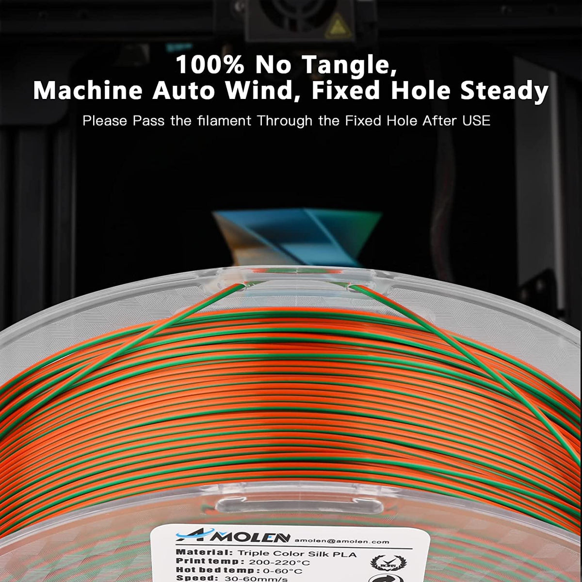 AMOLEN 3D PLA Printer Filament, 1.75mm Glow in The Dark Shiny Firefly Blue PLA Filament for 3D Printing, Best with UV Lamps, 1kg Spool (2.2lbs), Dimensional Accuracy +/- 0.02 mm, Fit Most 3D Printers