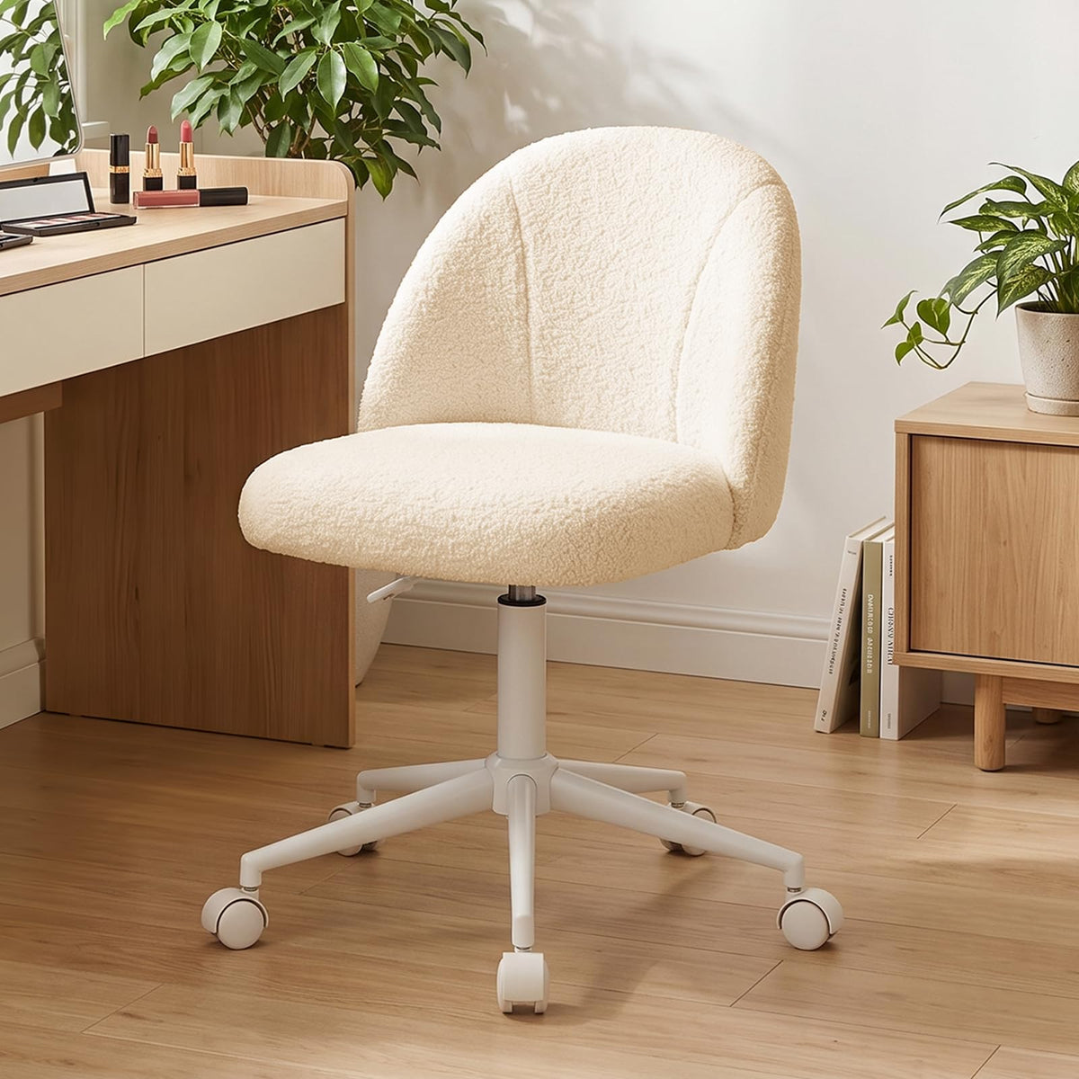 FervorFurn Adjustable Armless Study Chair