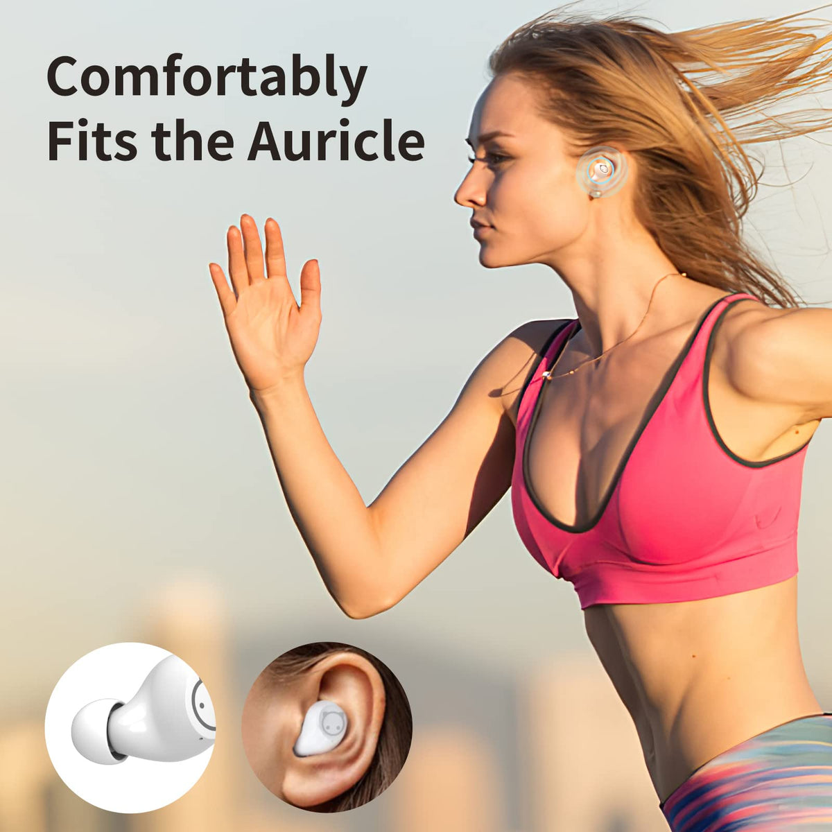 Kids Wireless Earbuds, Noise Reduction Earbuds for Kids Bluetooth 5.0 Waterproof in-Ear Headphones with Mic and Charging Case, Deep Bass Touch Control 36H Playtime Headset for School.