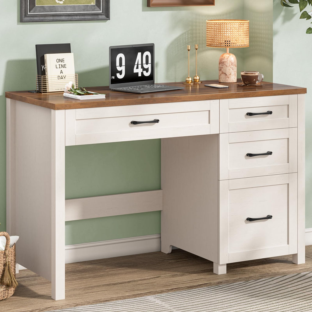 Vabches 47-Inch Student Desk with Drawers